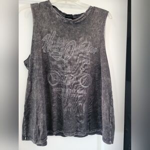 Harley-Davidson Washed Out Sleeveless Top